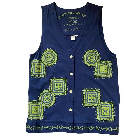 Vintage Jackets & Blazers - Vintage Y2K Country Wear Casuals by Lonnie gStar Vest